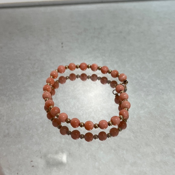Jewelry - 14k gold and coral bracelet